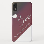 Boo rosa iPhone XR Fall Case-Mate iPhone Hülle (Rückseite)