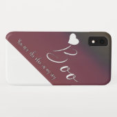Boo rosa iPhone XR Fall Case-Mate iPhone Hülle (Rückseite (Horizontal))
