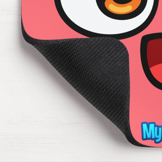 Boo-rote Mausunterlage Mousepad (Ecke)