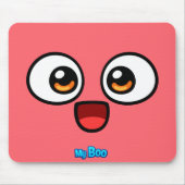 Boo-rote Mausunterlage Mousepad (Vorne)