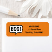 Boo! Rücksendeadressen-Aufkleber (Insitu)