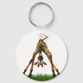 Boo! Sagt Olympia Giraffe. Schlüsselanhänger (Vorderseite)