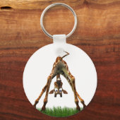 Boo! Sagt Olympia Giraffe. Schlüsselanhänger (Vorderseite)