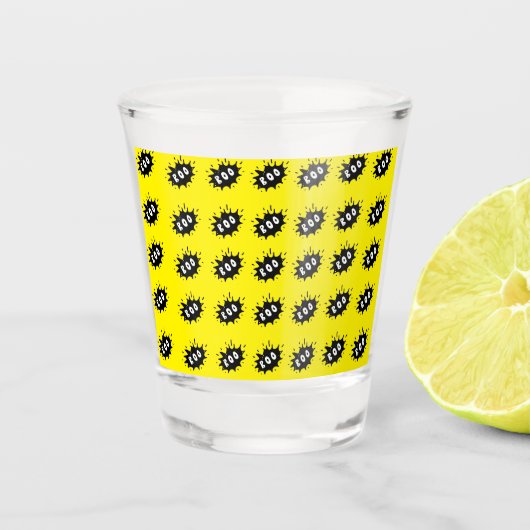 Boo! Schnapsglas (Vorderseite)