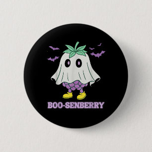 Boo-Senberry Boysenberry Geist Gruselig Lustig Button