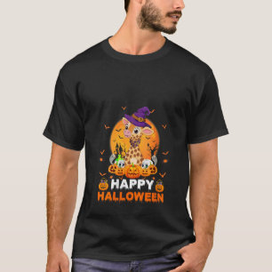 Boo Sheet Beängstigend Ghost Pumpkin Moon Hexe Gir T-Shirt