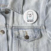 Boo Sheet Funny Halloween Ghost Pun Button (Beispiel)