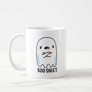 Boo Sheet Funny Halloween Ghost Pun Kaffeetasse