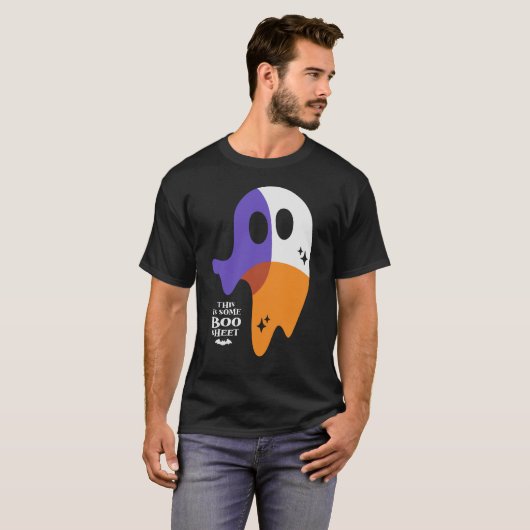 Boo Sheet Ghost - Funny Halloween T-Shirt (Vorne ganz)