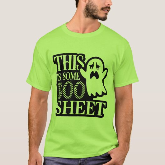Boo Sheet Halloween T-Shirt (Vorderseite)