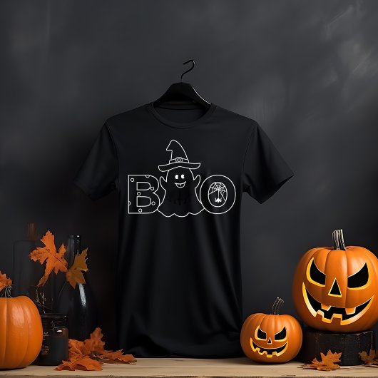 BOO-Silhouette Halloween T-Shirt