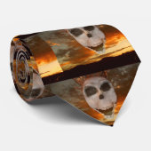 Boo! Skull_ Krawatte (Gerollt)