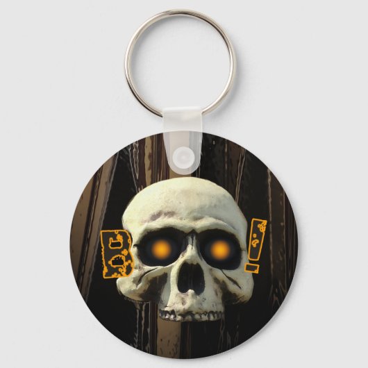 Boo Skull Schlüsselanhänger (Vorderseite)