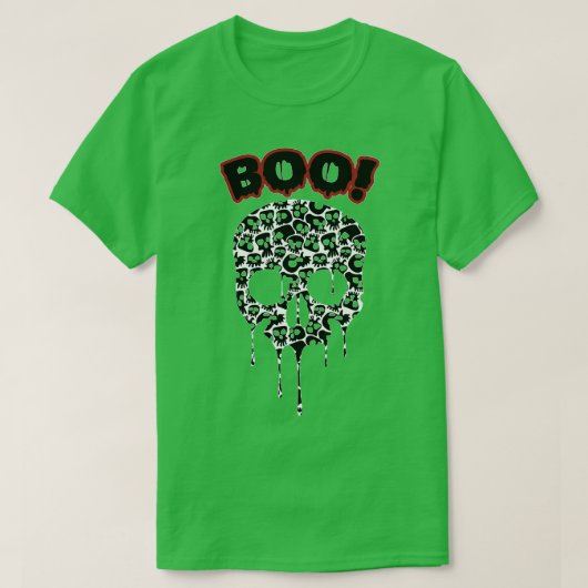 BOO SKULL T-Shirt (Design vorne)