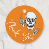 Boo Skull Tag 👓 Geschenkanhänger (Rückseite)