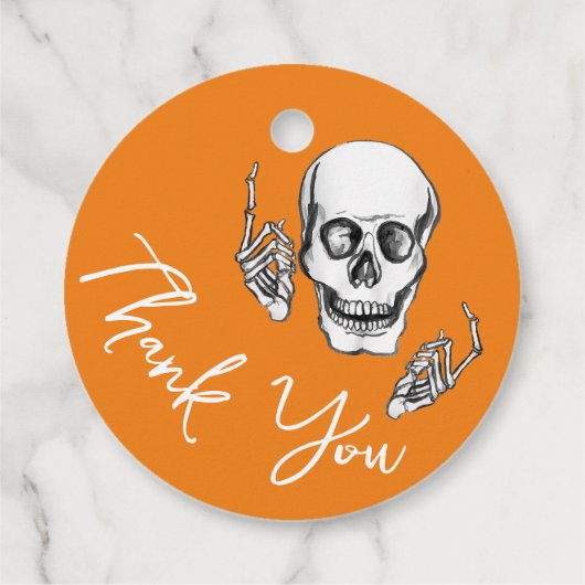 Boo Skull Tag 👓 Geschenkanhänger (Rückseite)