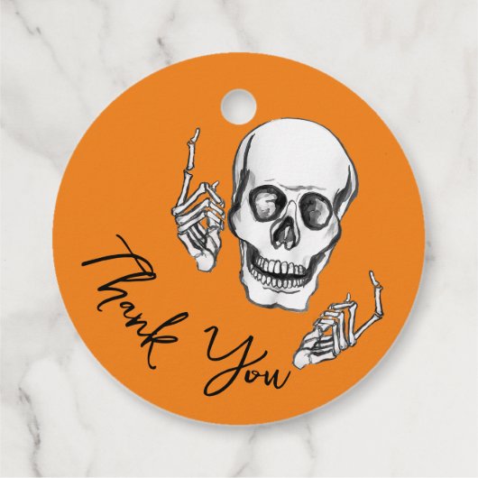 Boo Skull Tag 👓 Geschenkanhänger (Rückseite)