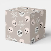 Boo-, Skulls- und Spider-Webs Geschenkschachtel (Rückseite)