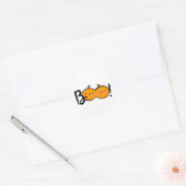Boo Smiling Pumpkin Halloween Stickers (Umschlag)