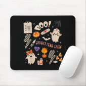 Boo Soky Peds Crew Ghost Pediatric Nurse Halloween Mousepad (Mit Mouse)
