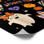 Boo Soky Peds Crew Ghost Pediatric Nurse Halloween Poster (Ecke)