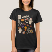 Boo Soky Peds Crew Ghost Pediatric Nurse Halloween T-Shirt (Vorderseite)