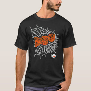 Boo Spider Web für Frauen Niedlich Spider Web Grap T-Shirt