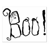 Boo! | Spider Web | Halloween Gummistempel (Prägung)