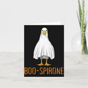 Boo-spiron Ente Geister Apotheke Halloween Karte
