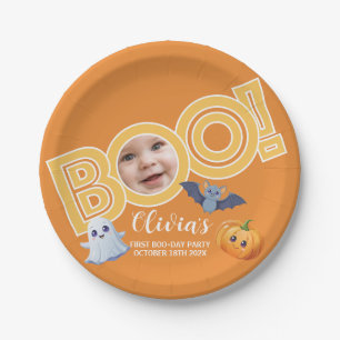 Boo! Spooktacular Baby Birthday Pappteller