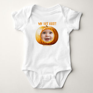 Boo! Spooktacular Baby Birthday Strampler