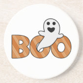 BOO Spooky Halloween Getränkeuntersetzer (Vorne)