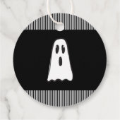 BOO! Spooky Niedlich Ghost Halloween Kostüm Party Geschenkanhänger (Rückseite)