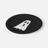 BOO! Spooky Niedlich Ghost Halloween Kostüm Party Pappteller (Schrägansicht)