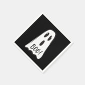 BOO! Spooky Niedlich Ghost Halloween Kostüm Party Serviette (Ecke)