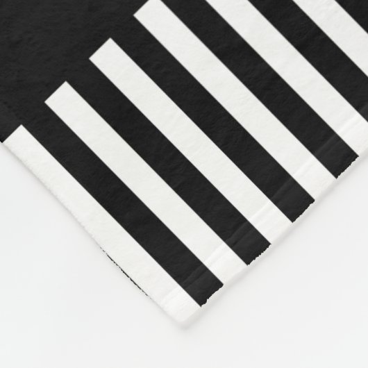 BOO! Spooky Niedlich Ghost Halloween Schwarz-weiß Fleecedecke (Ecke)