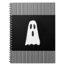 BOO! Spooky Niedlich Ghost Halloween Schwarz-weiß