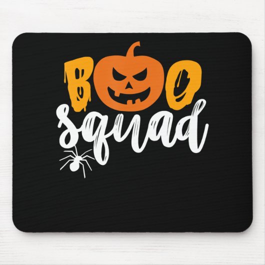 Boo Squad - Funny Pumpkin Spione Halloween Mousepad (Vorne)