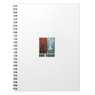 Boo Squad Vintage Halloween-Kürbis-Shirt-Design_1 Notizblock