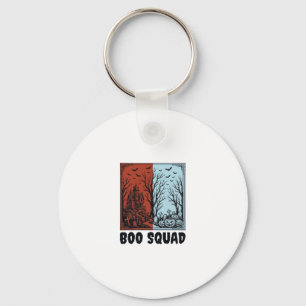 Boo Squad Vintage Halloween-Kürbis-Shirt-Design_1 Schlüsselanhänger