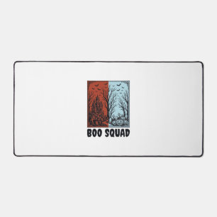 Boo Squad Vintage Halloween-Kürbis-Shirt-Design_1 Schreibtischunterlage