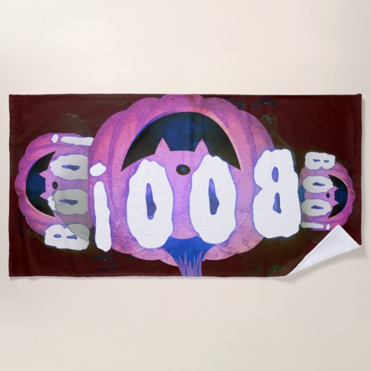 Boo! Strandtuch (Vorderseite)