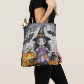 Boo & Süße Hexe und Laternen Tasche (Von Nahem)