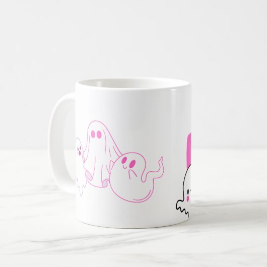 "Boo!" Tasse - Spooky Sips für Halloween-Enthusias (Vorderseite Links)