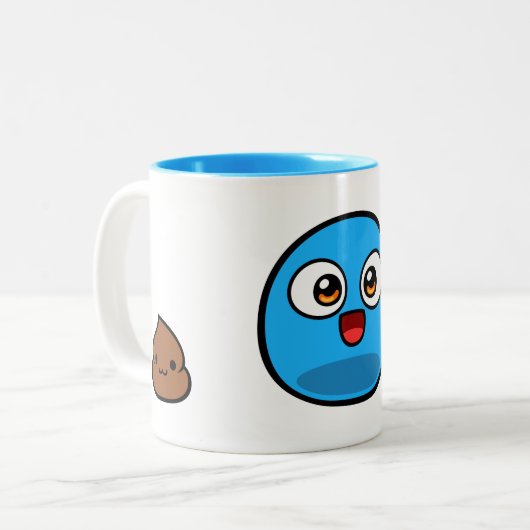 Boo-Tasse Zweifarbige Tasse (Vorderseite Links)