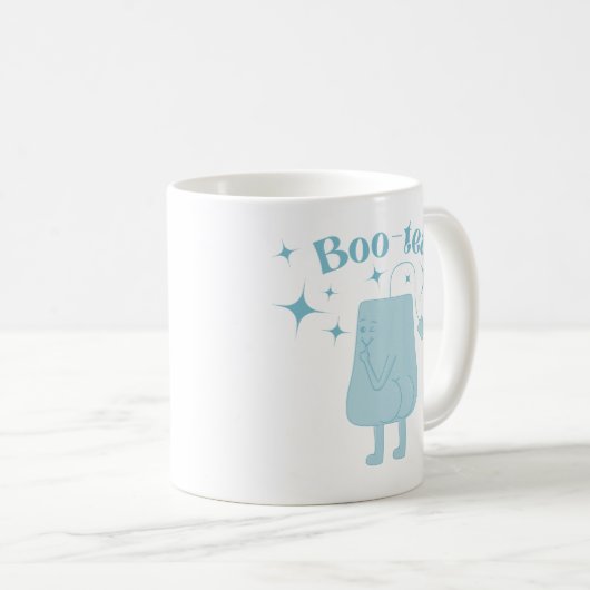 Boo-Tee Hintern Funny Tea Keramik Tasse 11oz (VorderseiteRechts)