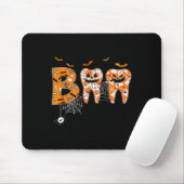 Boo Teeth Pumpkin Dentist Zahnhygienist Hallowe Mousepad (Mit Mouse)