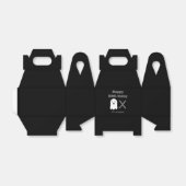 BOO-thday Ghost Geschenkschachtel (Ungefaltet)