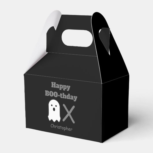 BOO-thday Ghost Geschenkschachtel (Vorderseite)