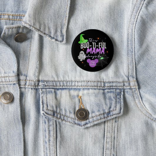 Boo-ti-ful-Mama-Button | Eigenes Halloween-Geschen Button (Beispiel)